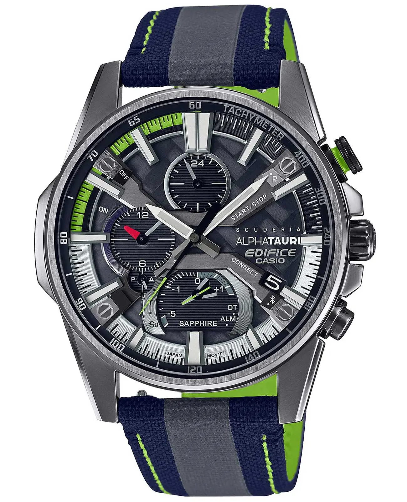 Часы Casio Edifice Scuderia Alpha Tauri Limited Edition EQB-1200AT-1A  купить в Ангарске по цене 81535 RUB: описание, характеристики